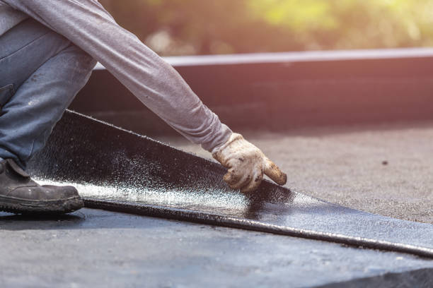 Professional Vapor Barrier Installation technician working in Pine Brook, NJ